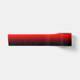 Hellrotes Burgund und Schwarzes Ombre Satinband