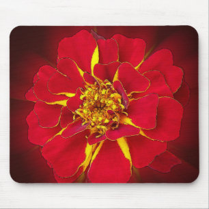 hellrotes Geländer Mousepad