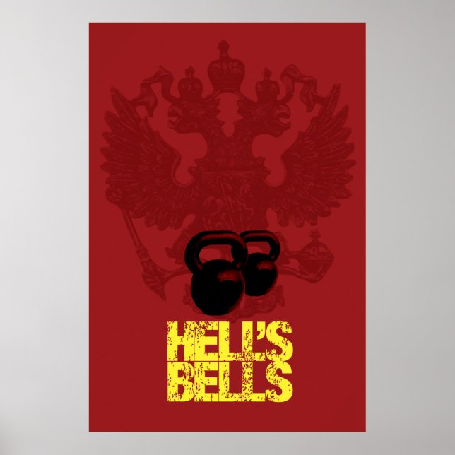 Hell's Bells - Kettlebell Poster (Vorne)