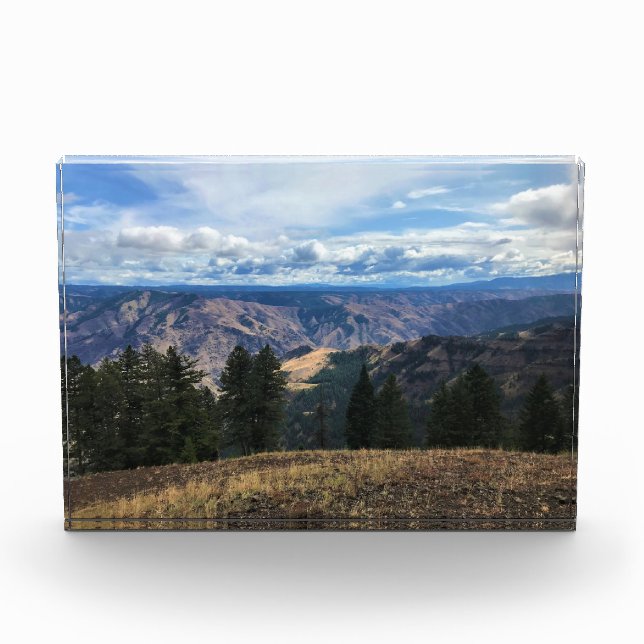 Hells Canyon Landschaftlich Byway, OR Fotoblock (Vorderseite)