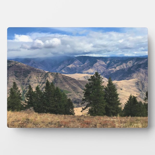 Hells Canyon Landschaftlich Byway, OR Fotoplatte (Vorderseite)
