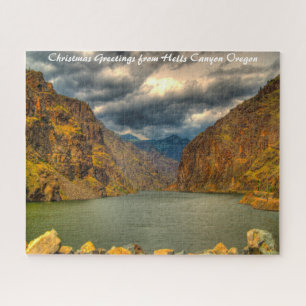 Hells Canyon Oregon. Weihnachtsgrüße