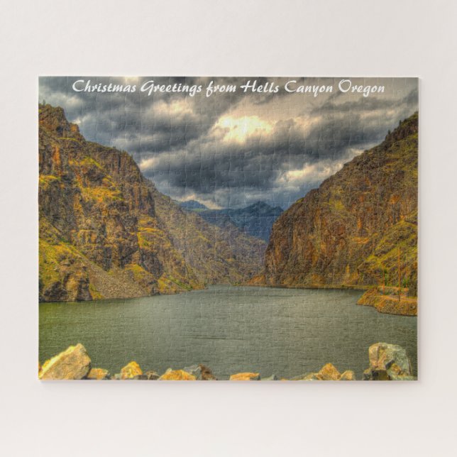 Hells Canyon Oregon. Weihnachtsgrüße (Horizontal)