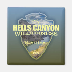 Hells Canyon WA (Pfeilspitzen) Magnet