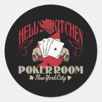Hells Kitchen Poker Room, New York City Sticker
