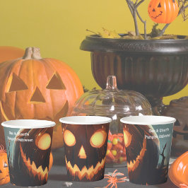 Hells Pumpkin Halloween-Party Paper Cups Pappbecher