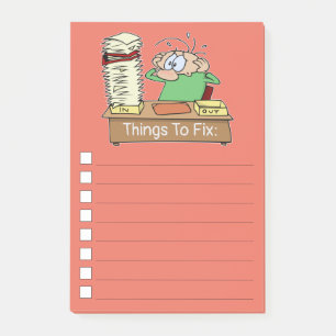 Hellste Dinge, um die Liste mit Checkboxen zu behe Post-it Klebezettel