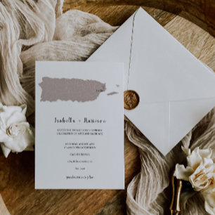 HELLSTE Puerto Rico Hochzeitseinladungsvorlage Einladung