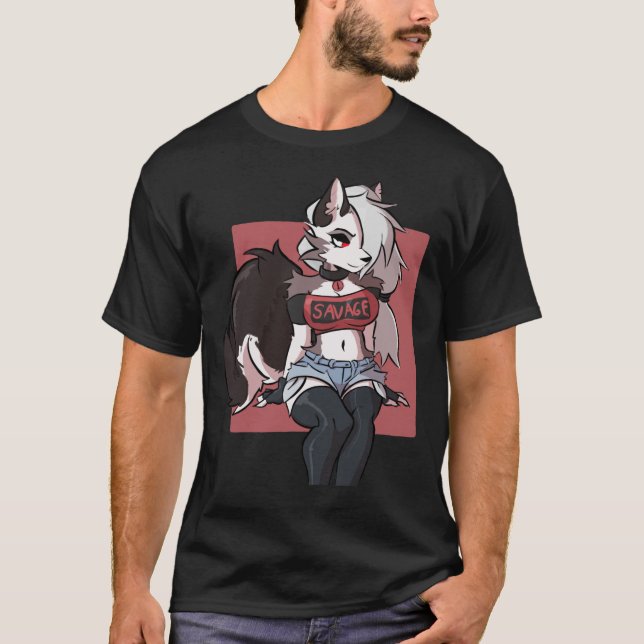 Helluva Boss Loona Klassischer T - Shirt (Vorderseite)