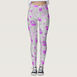 Hellviolette Rosen Leggings