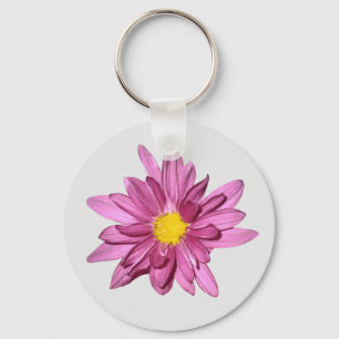 Hellvioletter Gerbera-Schlüsselanhänger Schlüsselanhänger