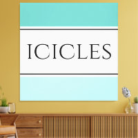 Hellweiße Coole, Aquamarine Polsterstreifen - ICLE