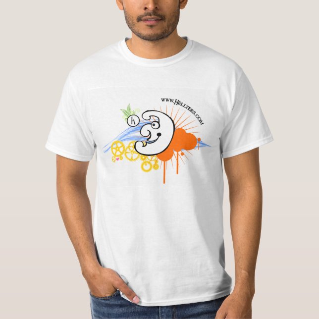 Hellyers Marionetten-Malibu-Sommer T-Shirt (Vorderseite)