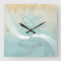 Helm Aqua Blue ID623 Beach House Nautical Boat