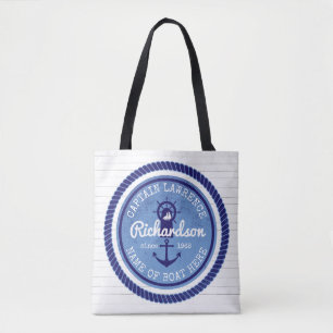Helm-Boot Kapitän-Vintage Nautical Rope Anchor Tasche