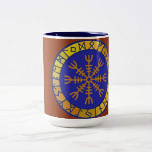 Helm der Ehrfurcht Keramik-Trinkbecher Zweifarbige Tasse