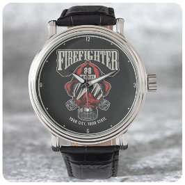 Helm für personalisierte Feuerwehrmaske Armbanduhr