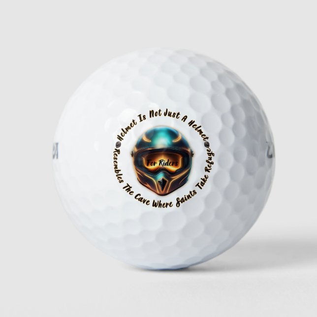 Helm gleicht nicht nur der Höhle 1 Golfball (Vorderseite)