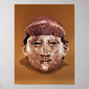 Helm in zwei Teilen Poster