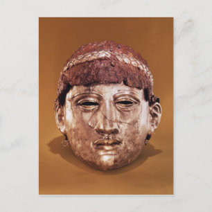 Helm in zwei Teilen Postkarte