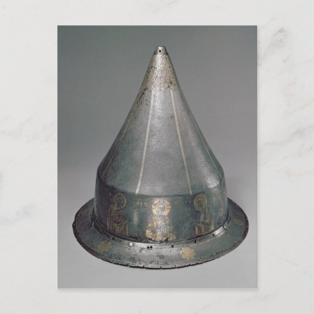Helm mit der Deesis Postkarte (Vorderseite)