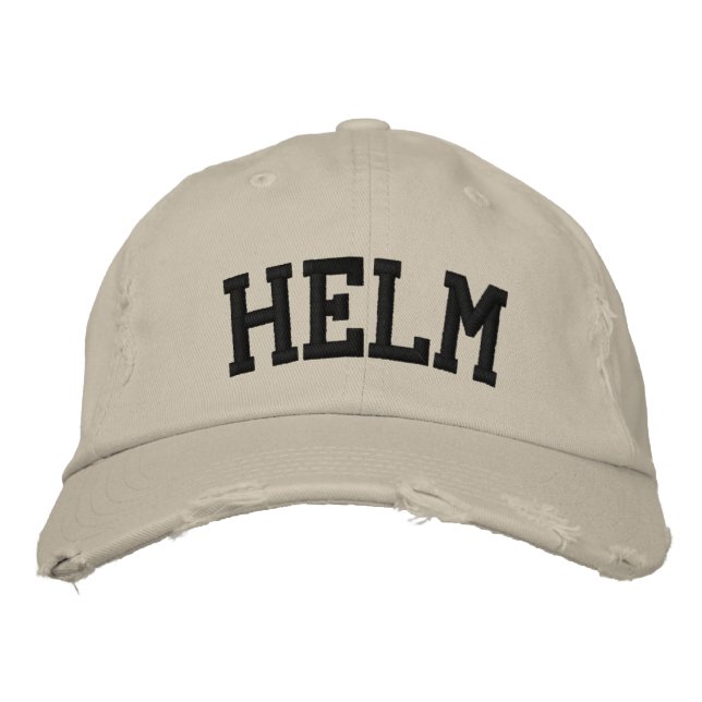 Helm Stickhut Bestickte Kappe (Vorderseite)