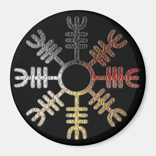 Helm von Awe Bear Pride Magnet (Vorne)