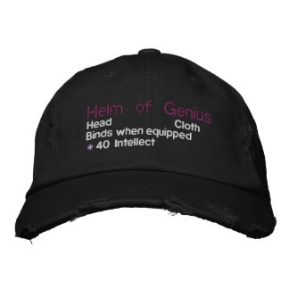 Helm von Genius Bestickte Baseballkappe