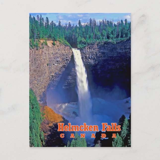 Helmcken Falls, British Columbia, Kanada Postkarte (Vorderseite)
