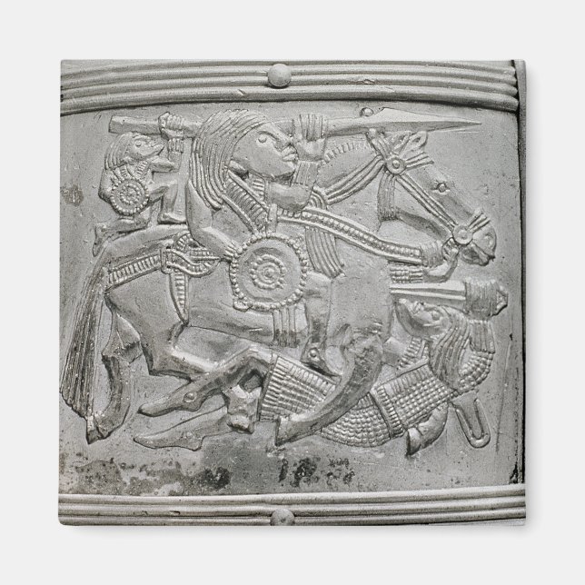 Helmfragment aus dem Sutton Hoo Treasure Magnet (Vorne)