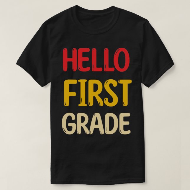 HELO FRIST GRADE T-Shirt (Design vorne)