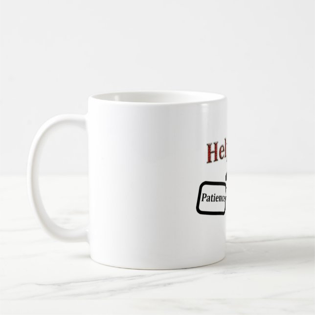 Help Desk Computer Kaffeetasse Geschenk Weihnachte (Links)