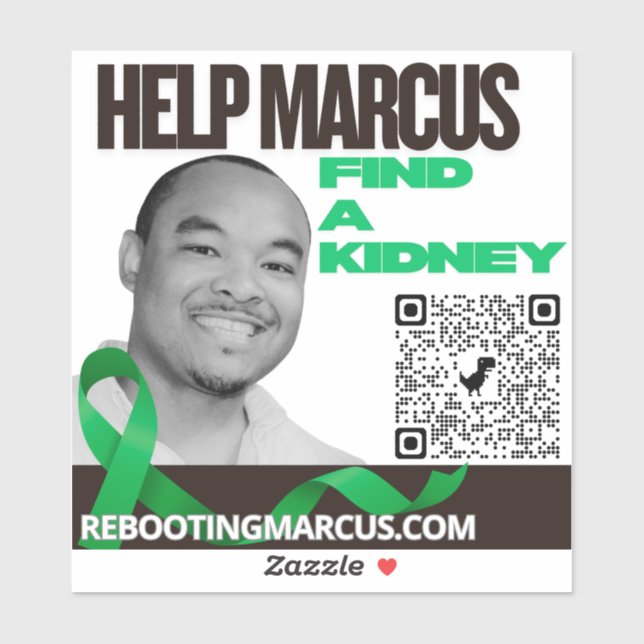 Help Marcus Car Sticker (Feuille)