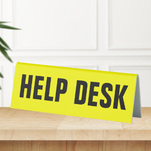 Helpdesk Tischaufsteller