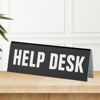 Helpdesk Tischaufsteller