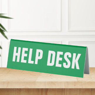 Helpdesk Tischaufsteller
