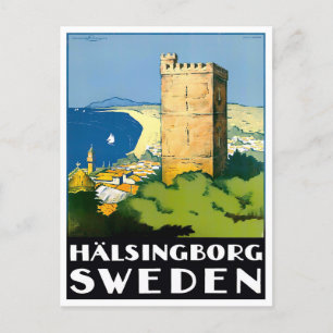 Helsingborg Schweden Vintage-Reisepostkarte Postkarte