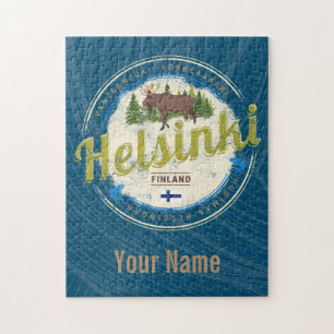 Helsinki Elche Hauptstadt Finnland Vintagen Souven