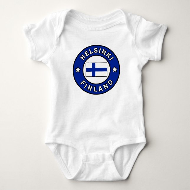 Helsinki Finnland Baby Strampler (Vorderseite)