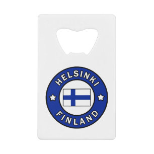 Helsinki Finnland Geldbeutel Flaschenöffner
