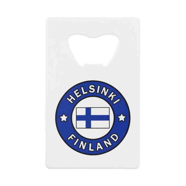 Helsinki Finnland Geldbeutel Flaschenöffner (Vorderseite)