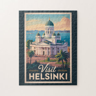 Helsinki Finnland Kathedrale Reise Kunst Vintage