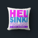 HELSINKI Finnland Kissen werfen<br><div class="desc">Für alle,  die Helsinki Finnland Liebe. Sehen Sie in meinem Laden für weitere Artikel mit diesem Design.</div>