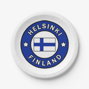 Helsinki Finnland Pappteller