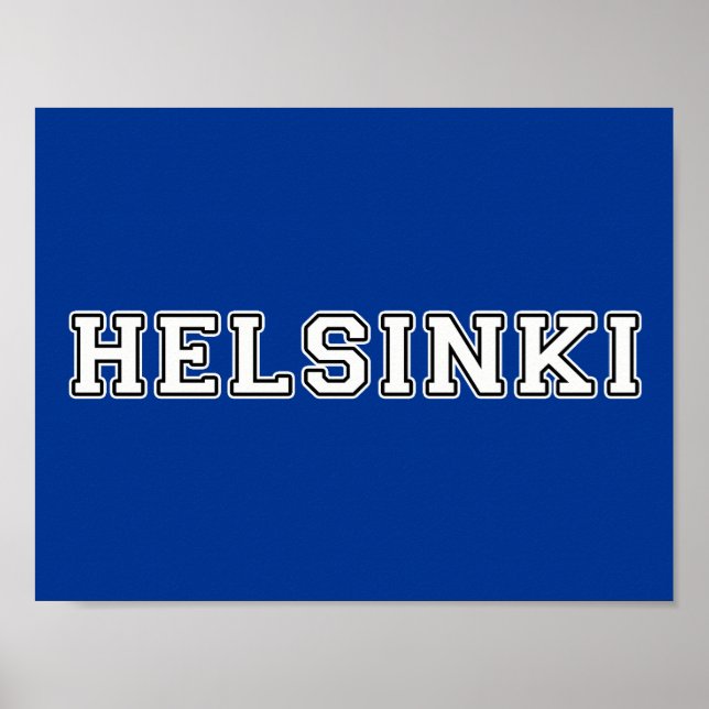 Helsinki Finnland Poster (Vorne)