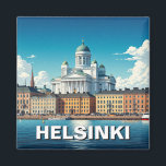 Helsinki Finnland Reise Magnet<br><div class="desc">Helsinki, die Hauptstadt Finnlands, ist eine lebendige Küstenstadt, die moderne Innovation nahtlos mit einem reichen nordischen Erbe verbindet. Helsinki ist bekannt für sein schlankes Design, seine zeitgenössische Architektur und seine Verbindung zur Natur und ist ein Zentrum der Kreativität und Nachhaltigkeit. Zu den berühmten Sehenswürdigkeiten der Stadt zählen die beeindruckende Kathedrale...</div>