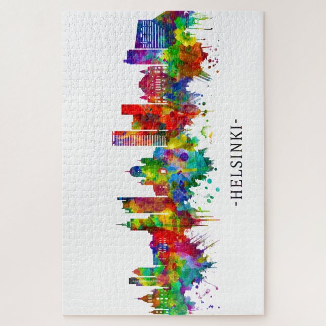 Helsinki Finnland Skyline (Vertikal)