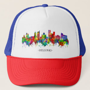 Helsinki Finnland Skyline Truckerkappe