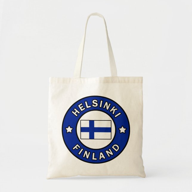 Helsinki Finnland Totbeutel Tragetasche (Vorne)