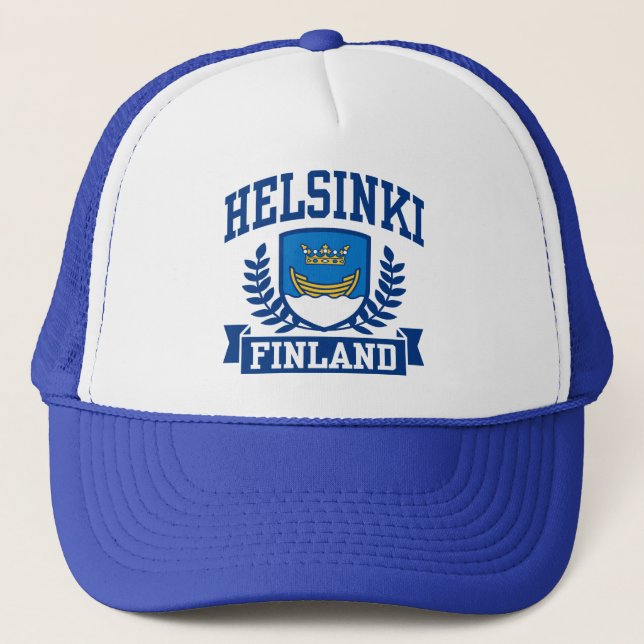 Helsinki Finnland Truckerkappe (Vorderseite)
